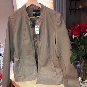 Brand New Express Faux Leather Jacket